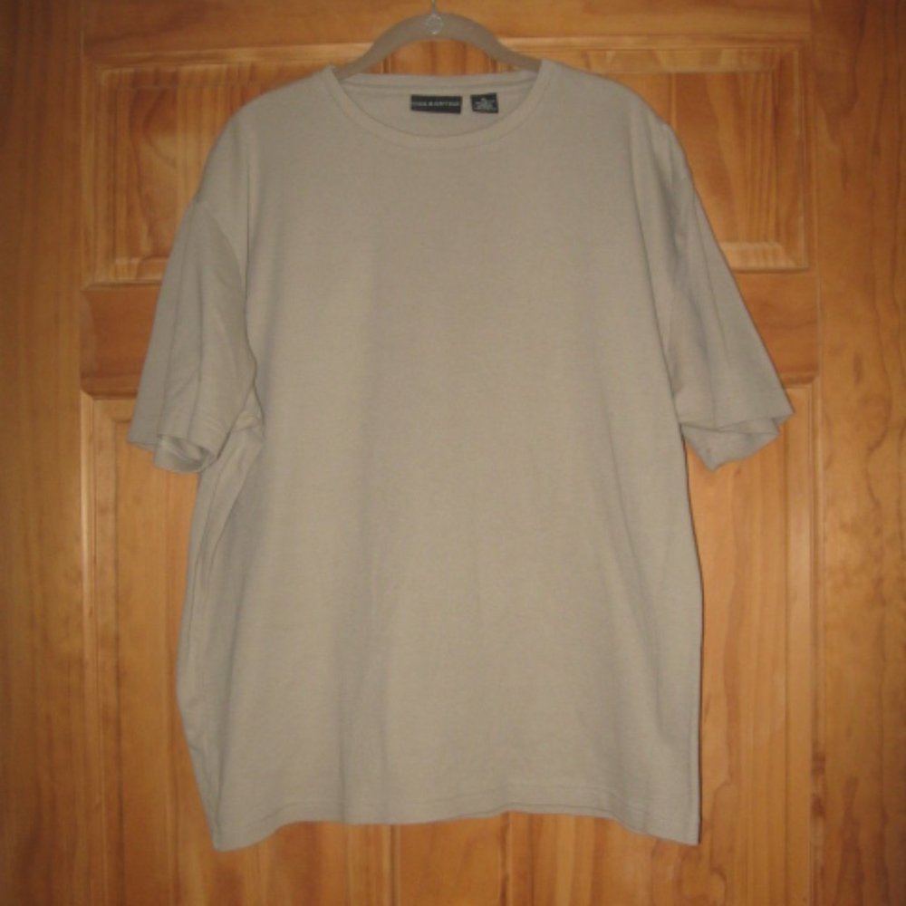 croft & barrow Tan Short Sleeve Shirt